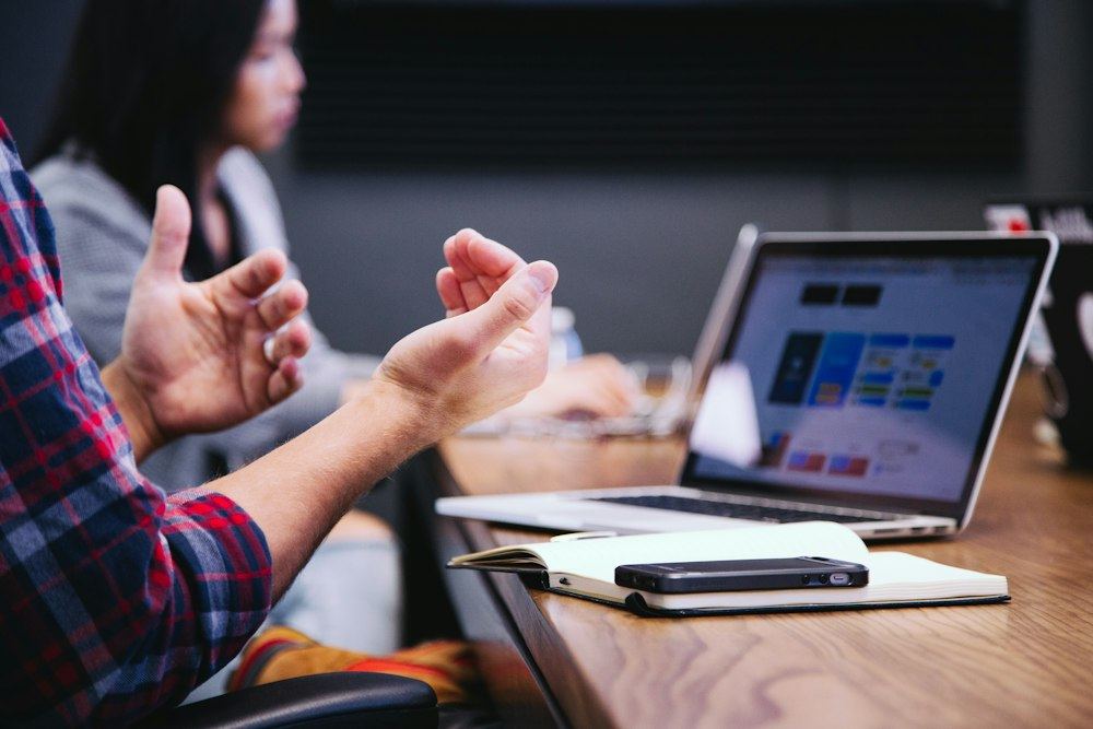 Boardroom strategy discussion